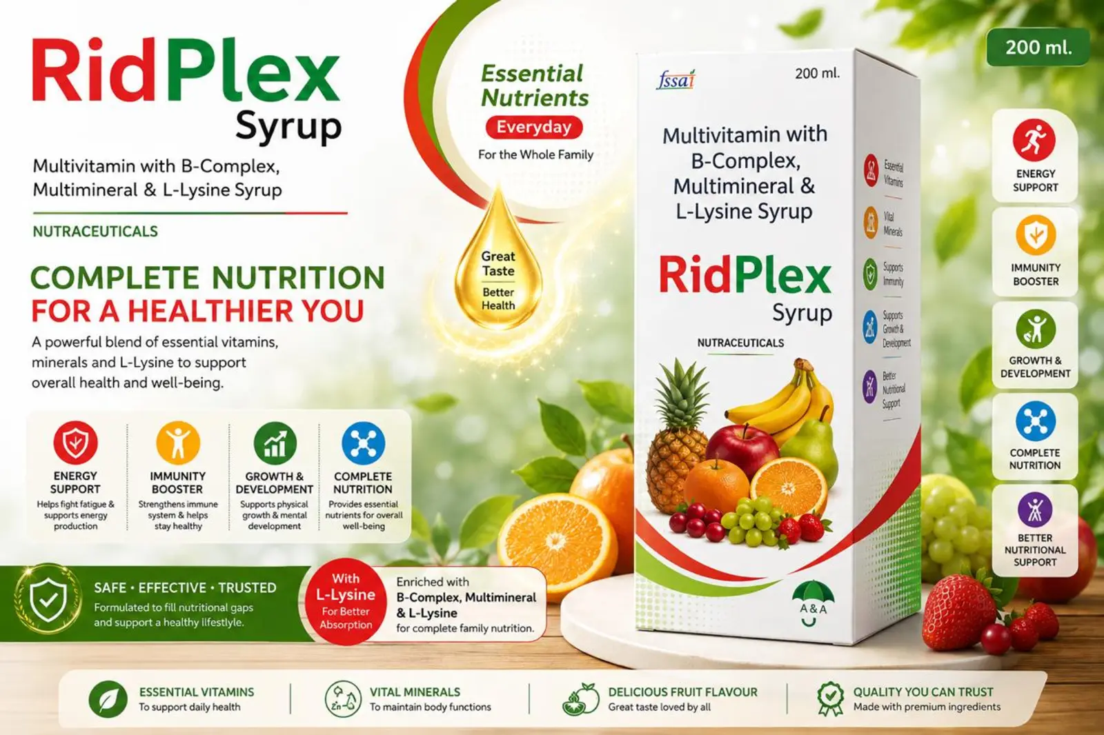 RidPlex Syrup — product information