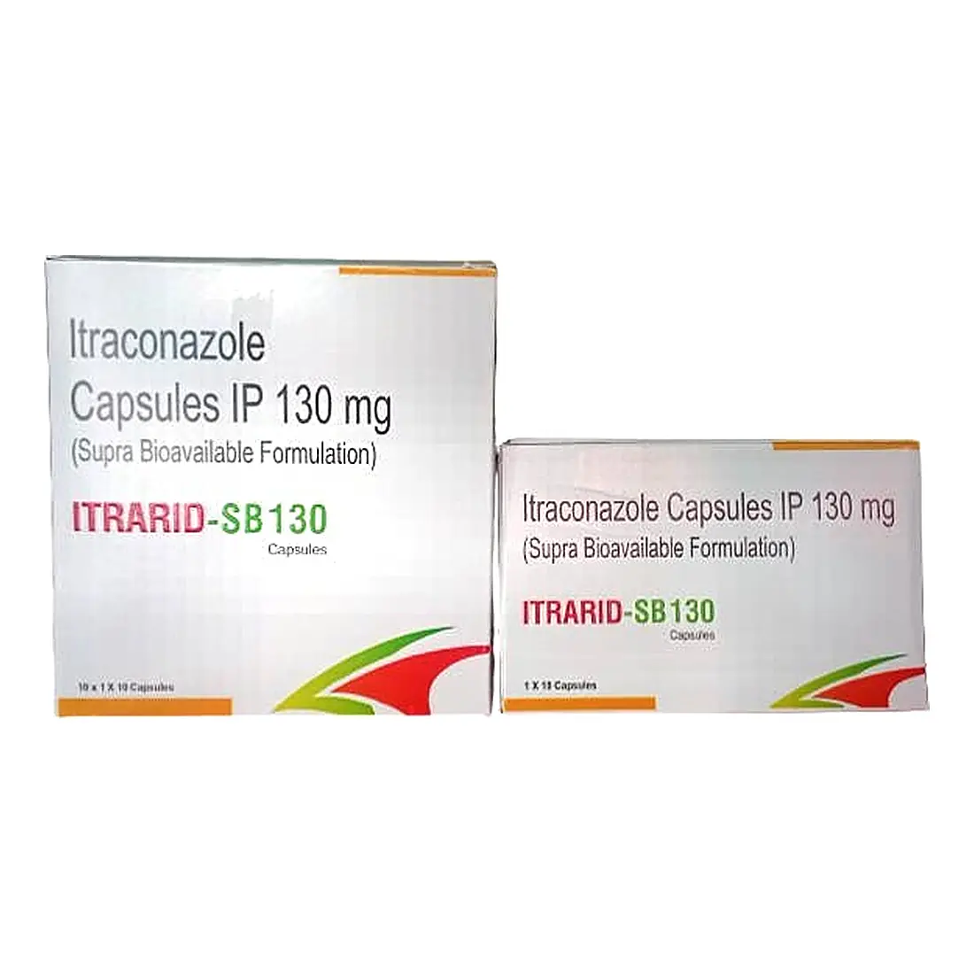 Itrarid-SB 130 — Itraconazole 130 mg Capsules IP — Supra Bioavailable Formulation