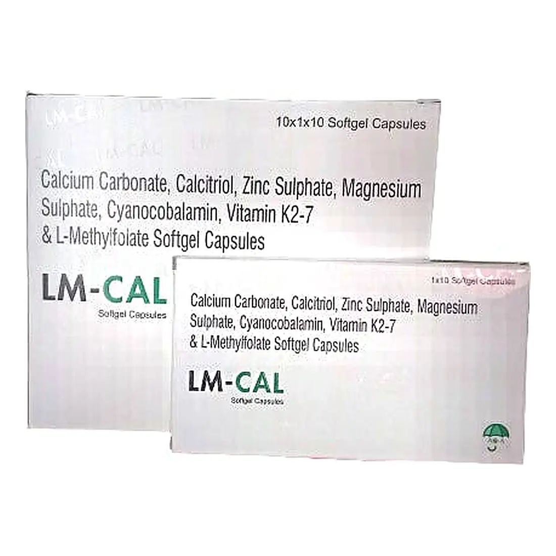 LM-CAL — Calcium Carbonate, Calcitriol, Zinc Sulphate, Magnesium Sulphate, Cyanocobalamin, Vitamin K2-7 & L-Methylfolate Softgel Capsules