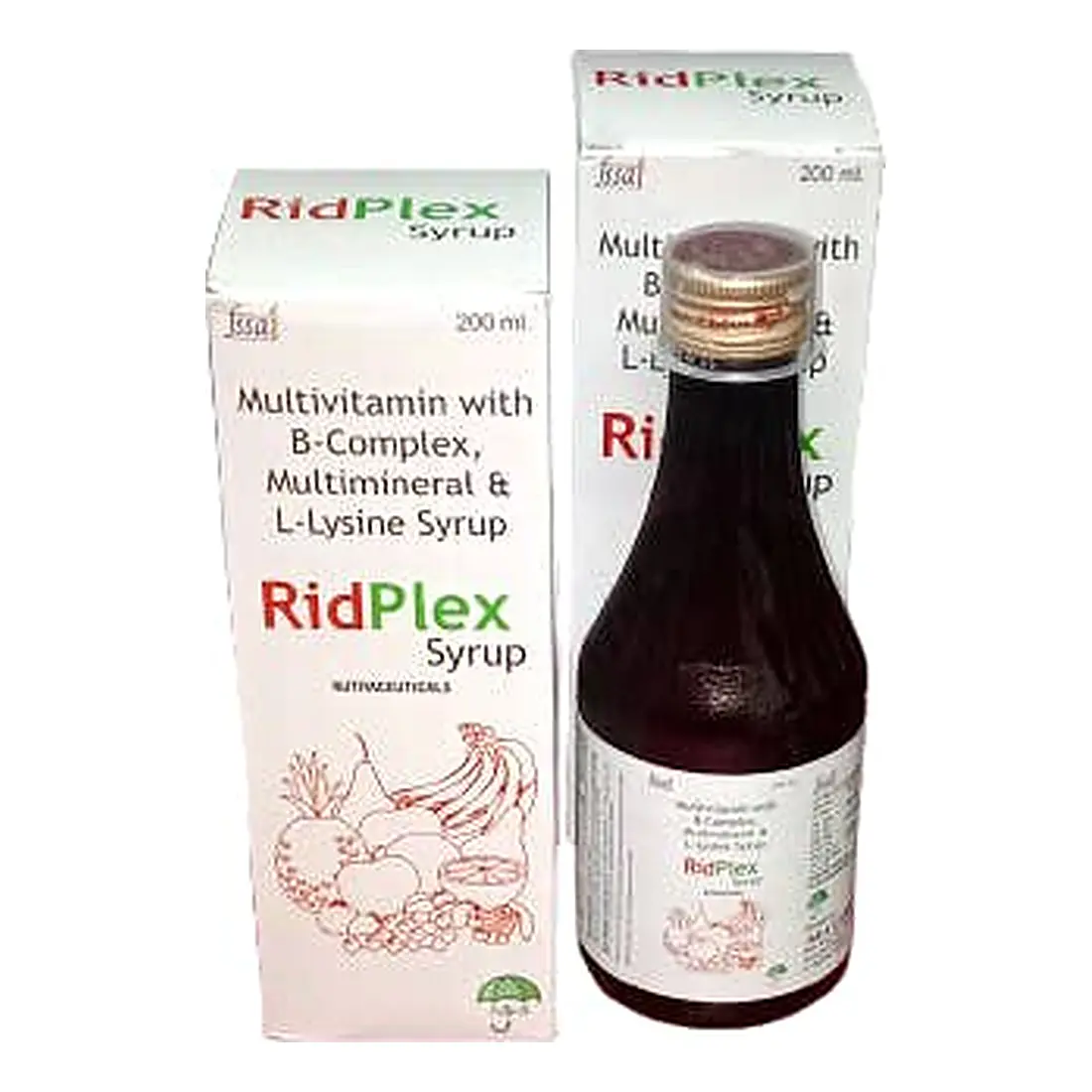 RidPlex Syrup — Multivitamin with B-Complex, Multimineral & L-Lysine Syrup